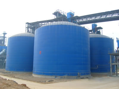 定海水泥钢板库改造